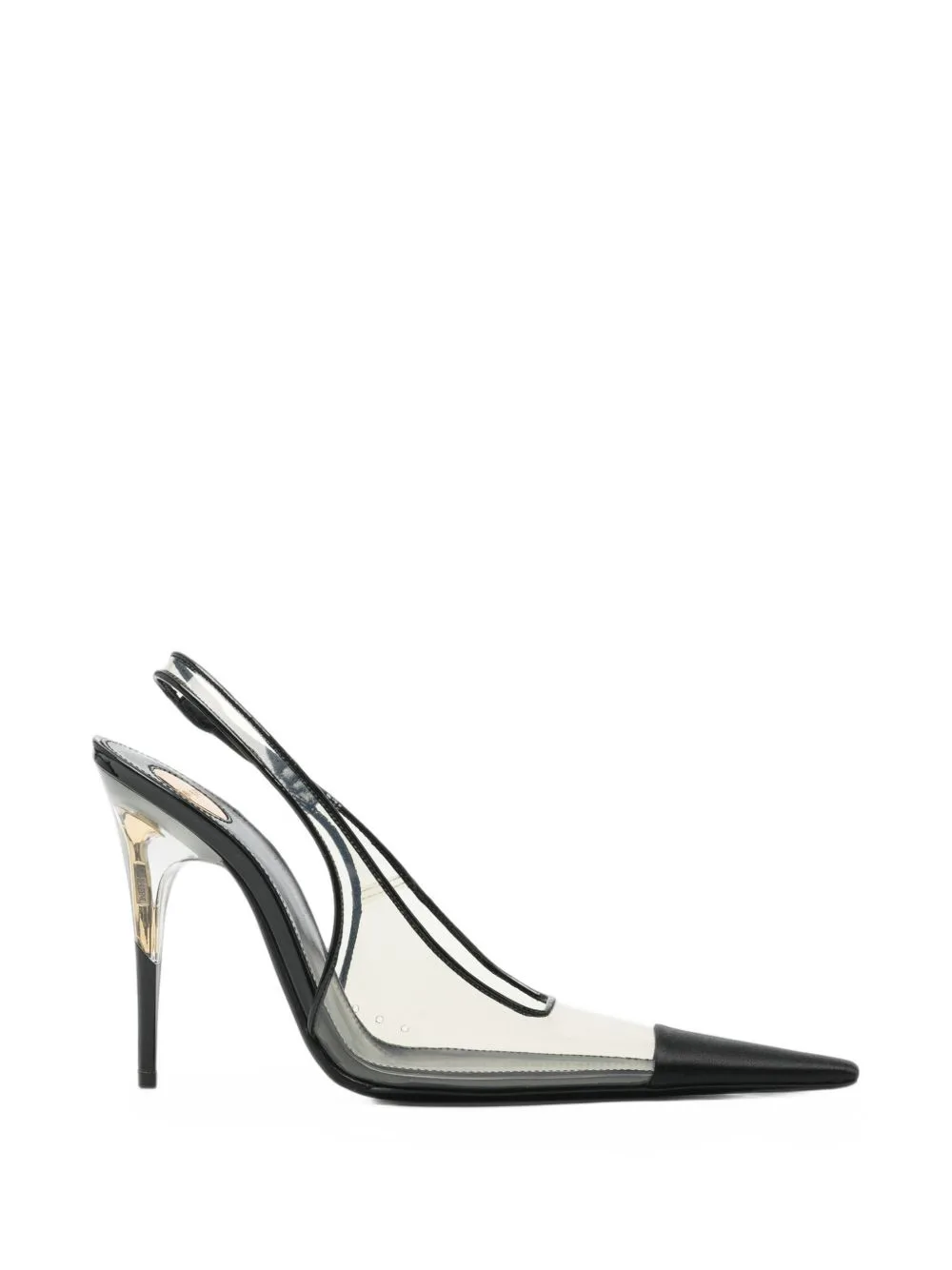 Pointed-Toe Slingback Pumps by Saint Laurent