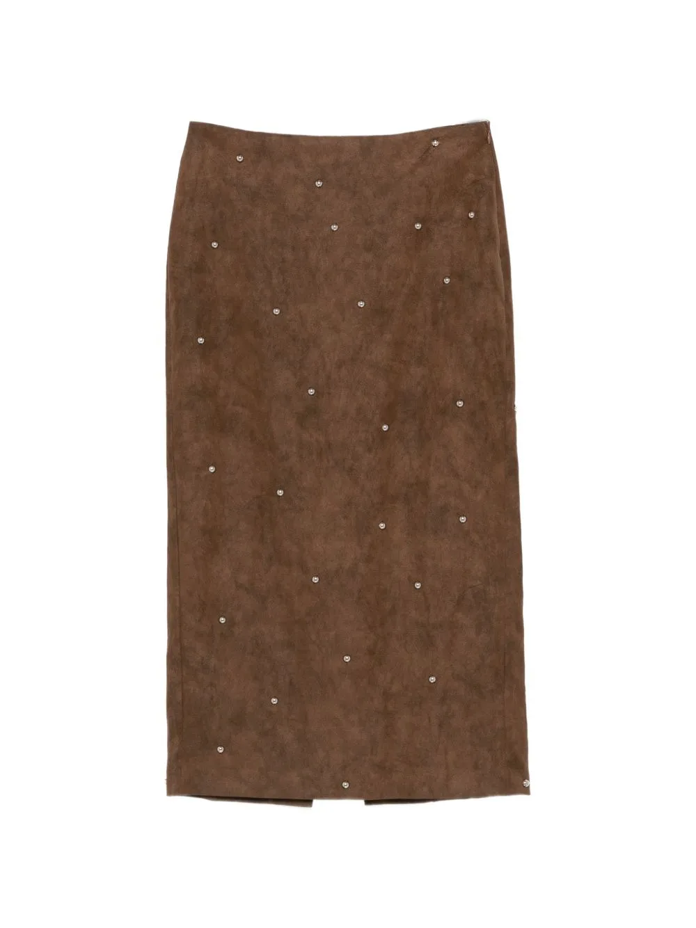 Stud-Embellished Pencil Skirt by RAME