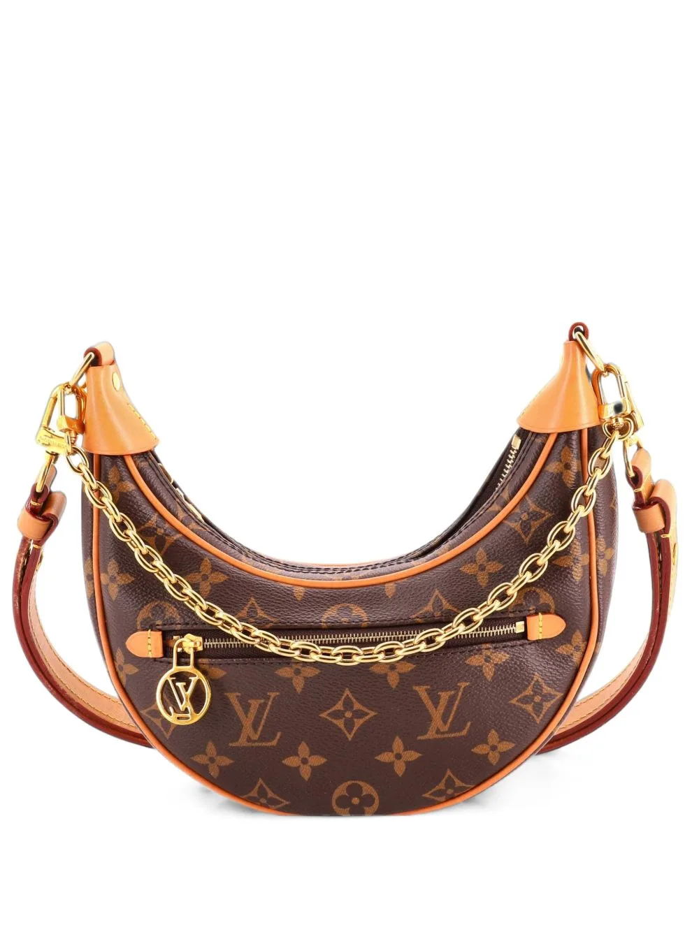 Loop Handbag Monogram Canvas Hobo Bag by Louis Vuitton Pre-Owned