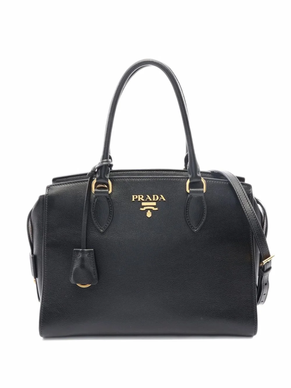 2010s Leather Tote Bag by Prada Pre-Owned