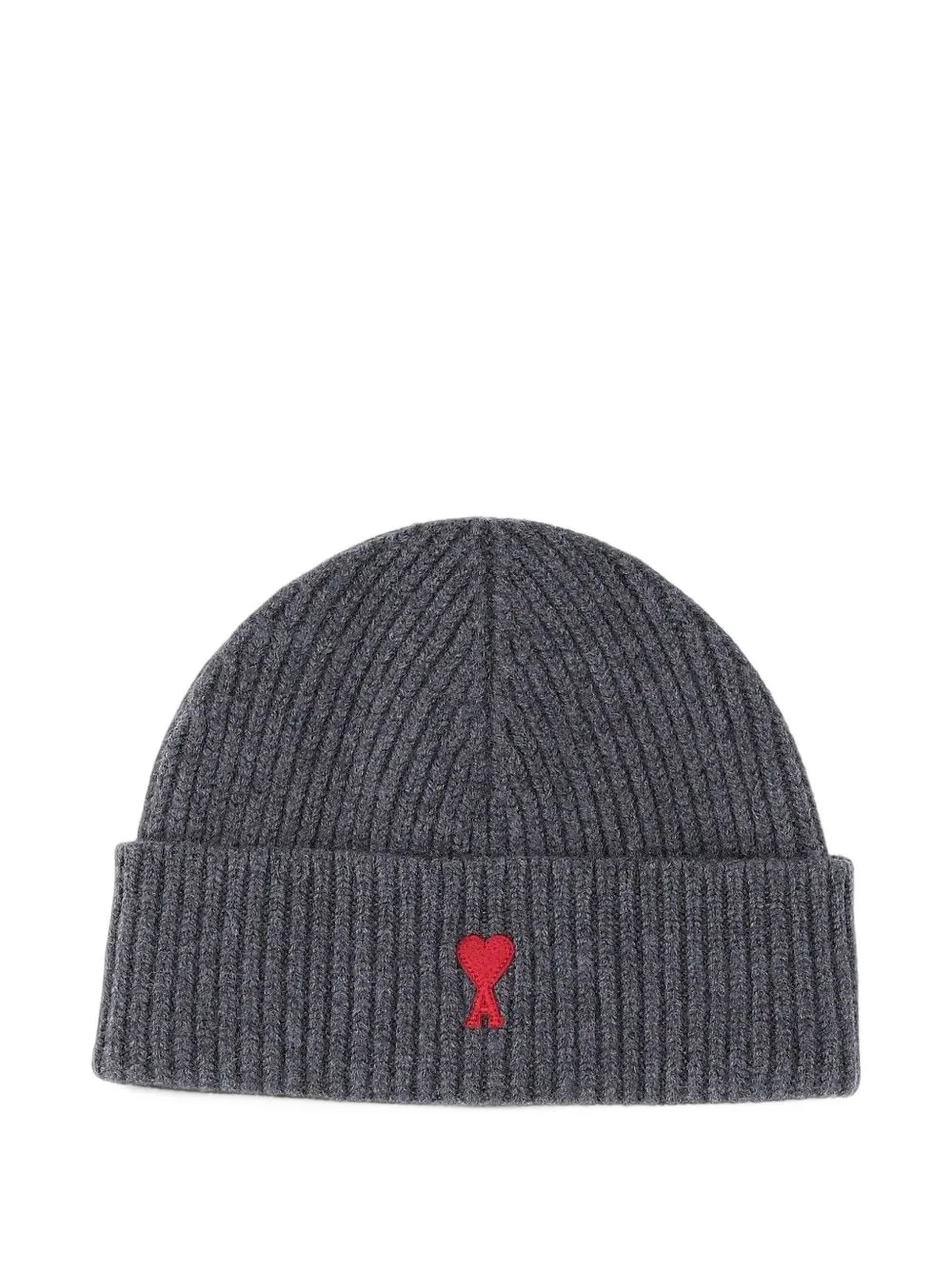 Wool Beanie with Ami De Coeur by AMI Paris