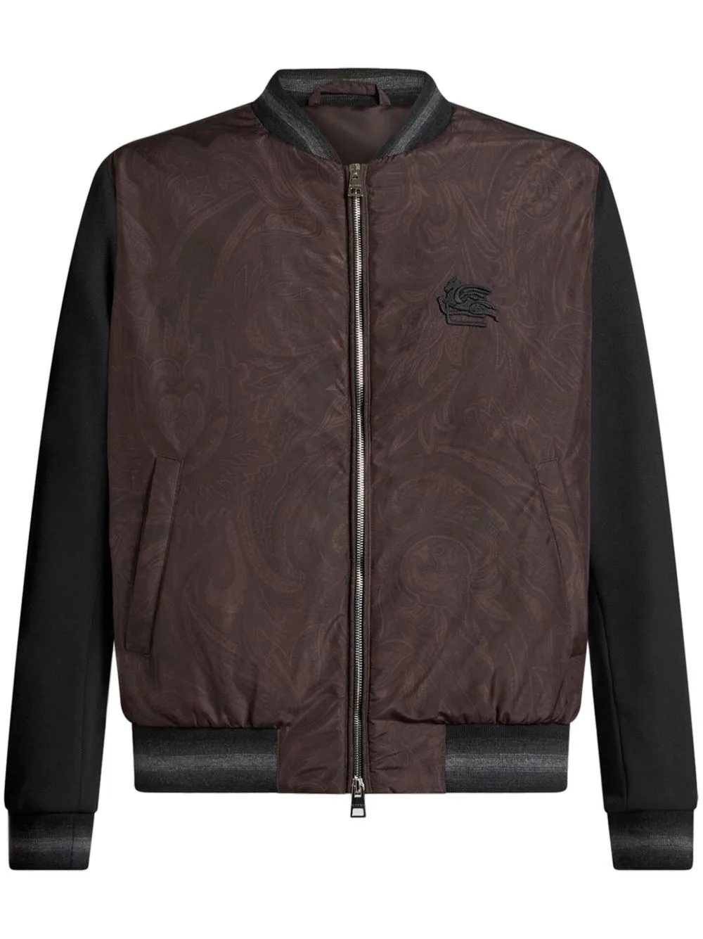 Paisley-Print Panelled Bomber Jacket by ETRO