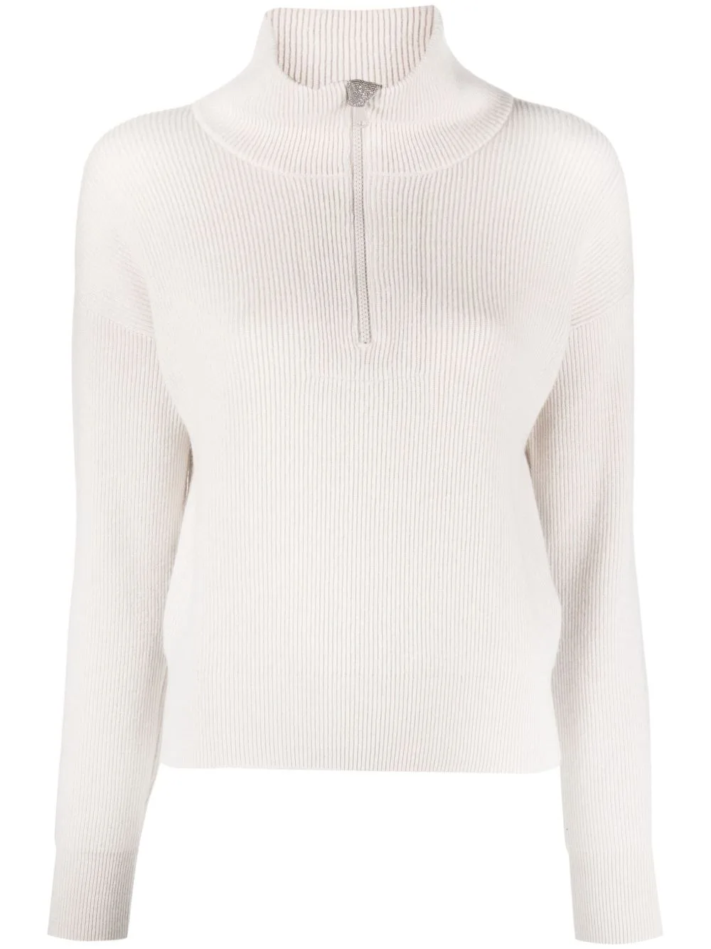 Half-Zip Cashmere Jumper by Brunello Cucinelli