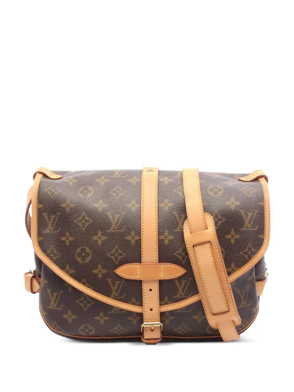 2004 30 Saumur Monogram Crossbody Bag by Louis Vuitton Pre-Owned