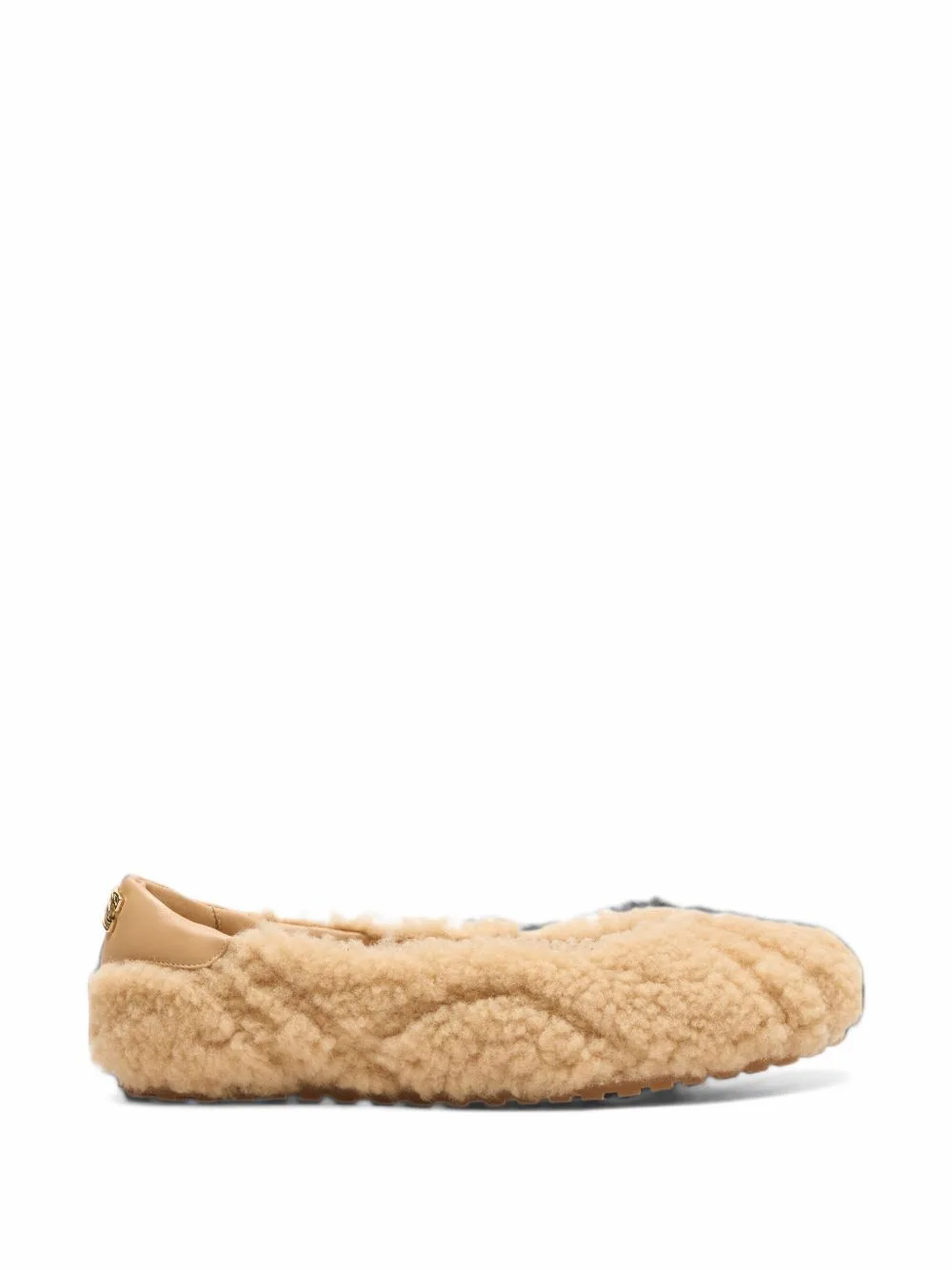 Marmolada Faux-Fur Ballet Flats by Casadei