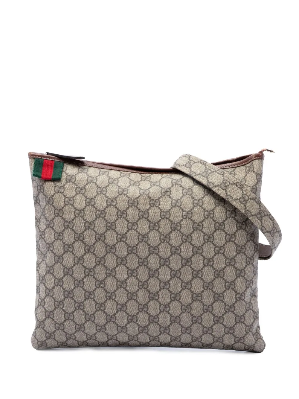 2016-2026 GG Supreme Web Crossbody Bag by Gucci Pre-Owned