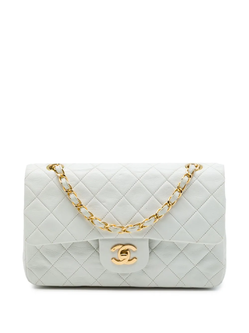 1991-1994 Small Classic Lambskin Double Flap Shoulder Bag