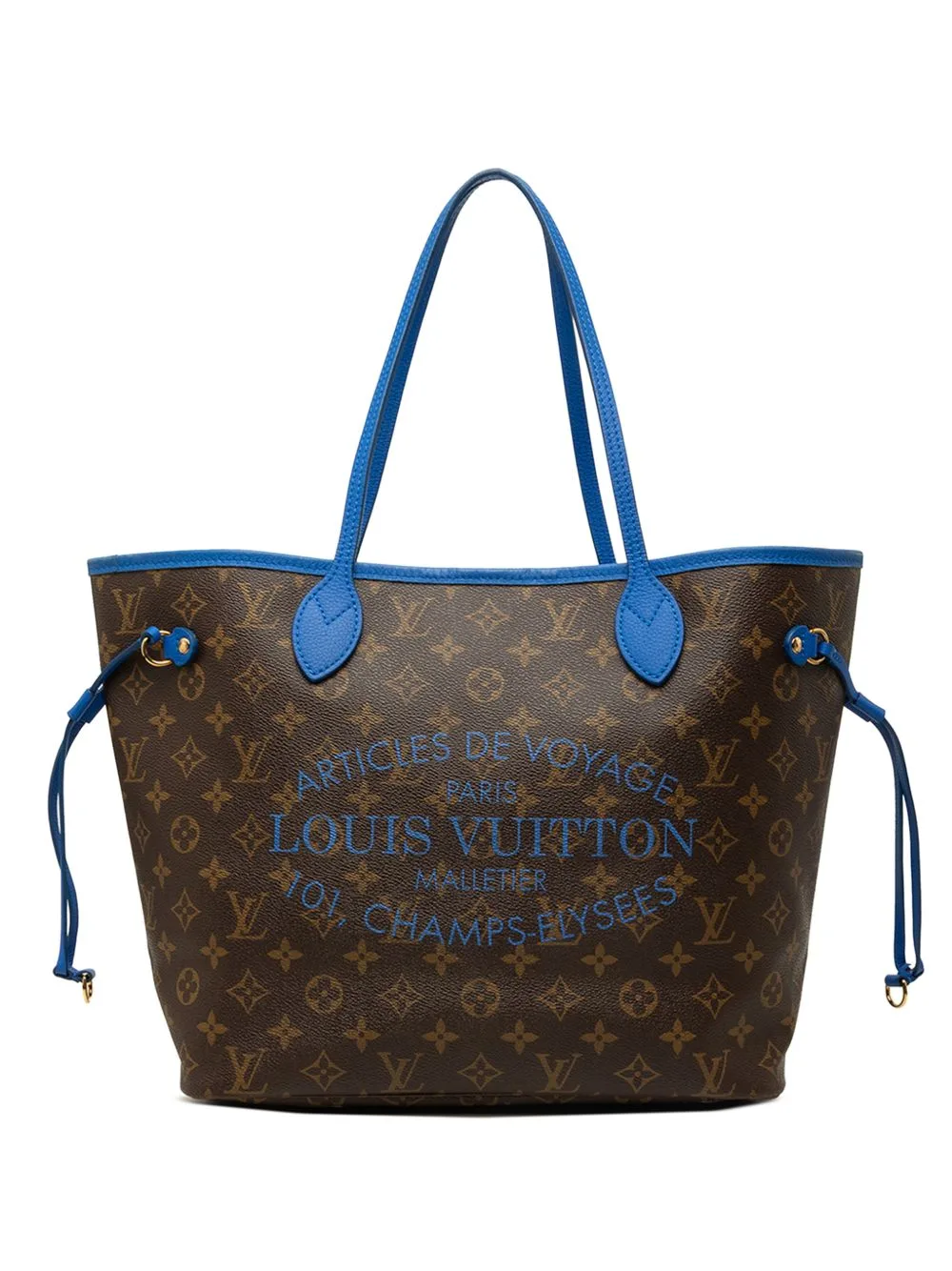 2013 Monogram Ikat Neverfull mm Tote Bag by Louis Vuitton Pre-Owned
