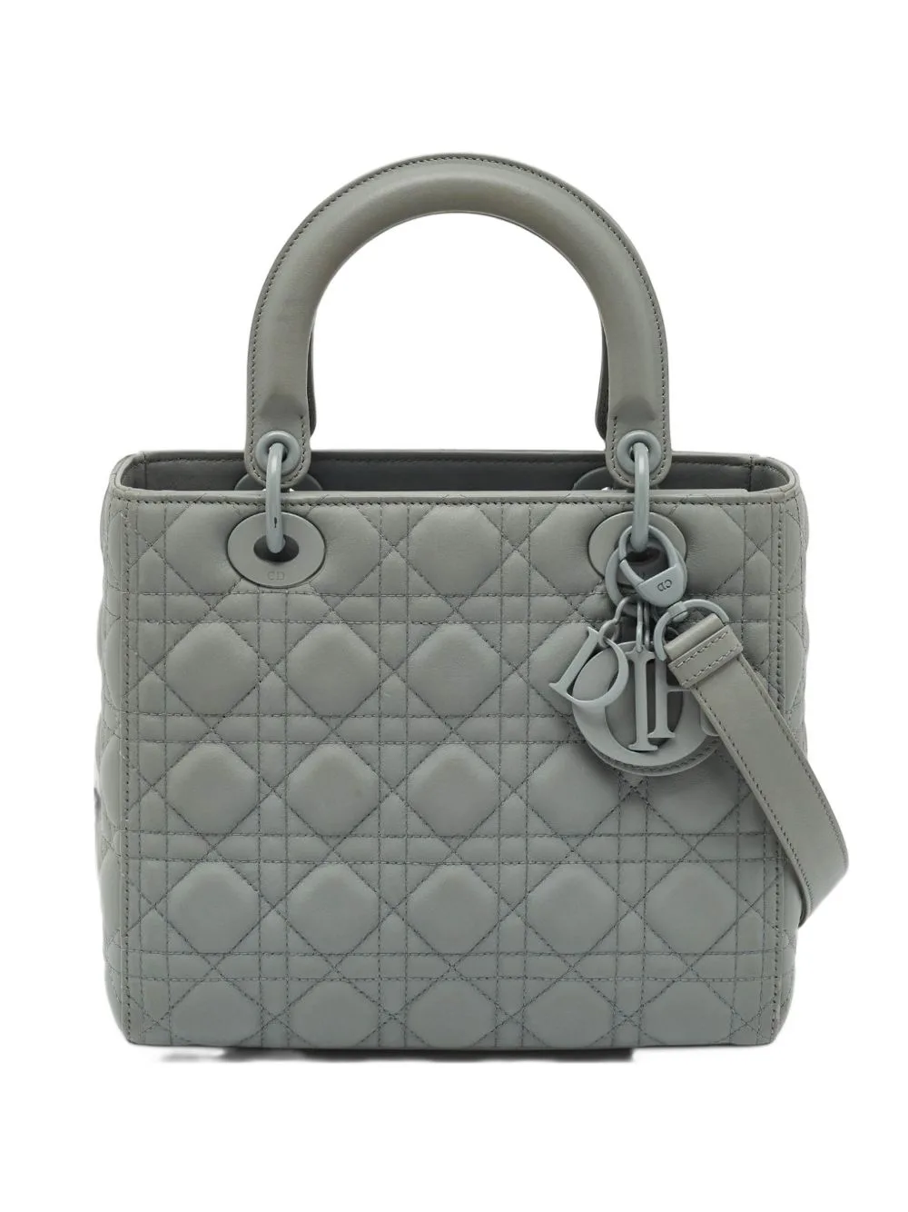 2020 Medium Lady Dior Cannage Tote Bag by Christian Dior Pre-Owned