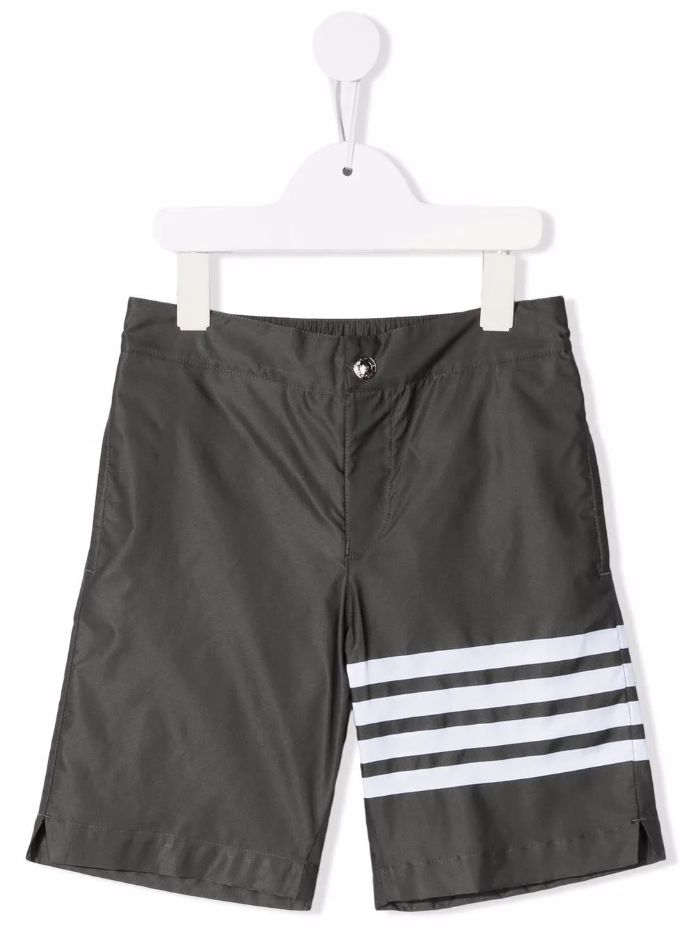4 Bar Print Swim Shorts by Thom Browne Kids