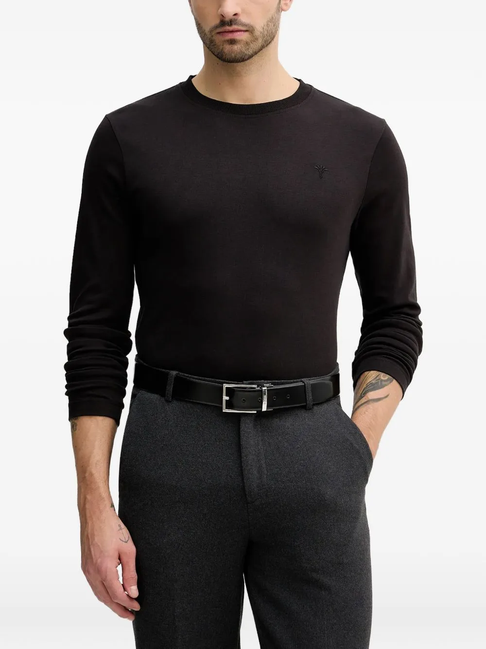 Pino Logo-Embroidered Long-Sleeve T-Shirt by Joop!