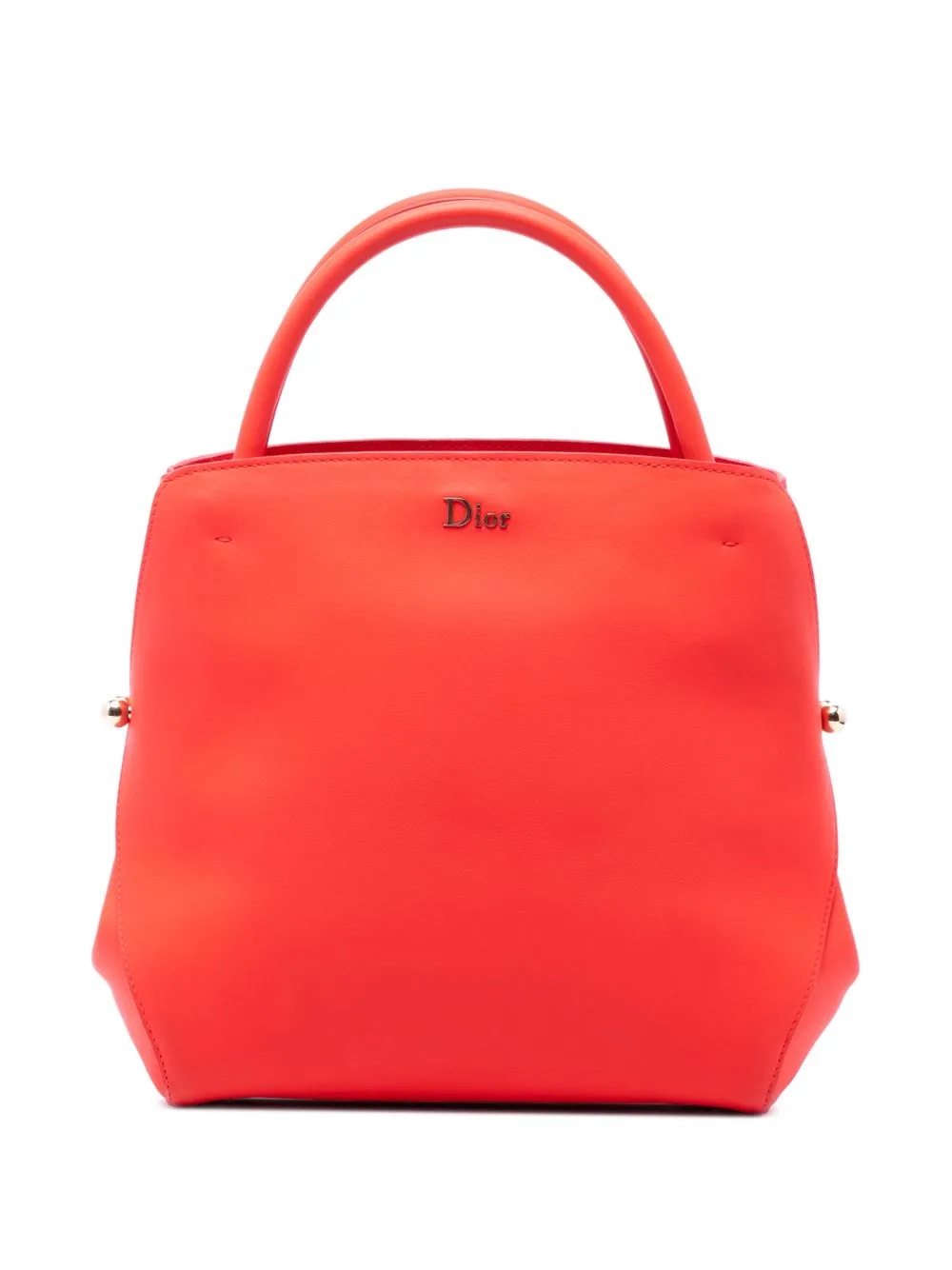 2013 Small Smooth Calfskin Diorbar Tote Bag by Christian Dior Pre-Owned
