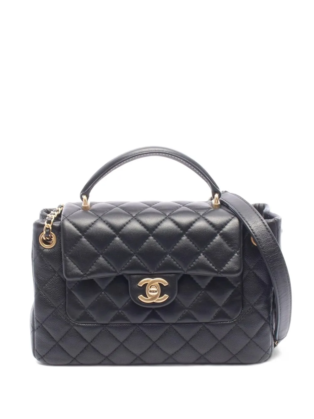 Matelassé Top-Handle Shoulder Bag by CHANEL Pre-Owned