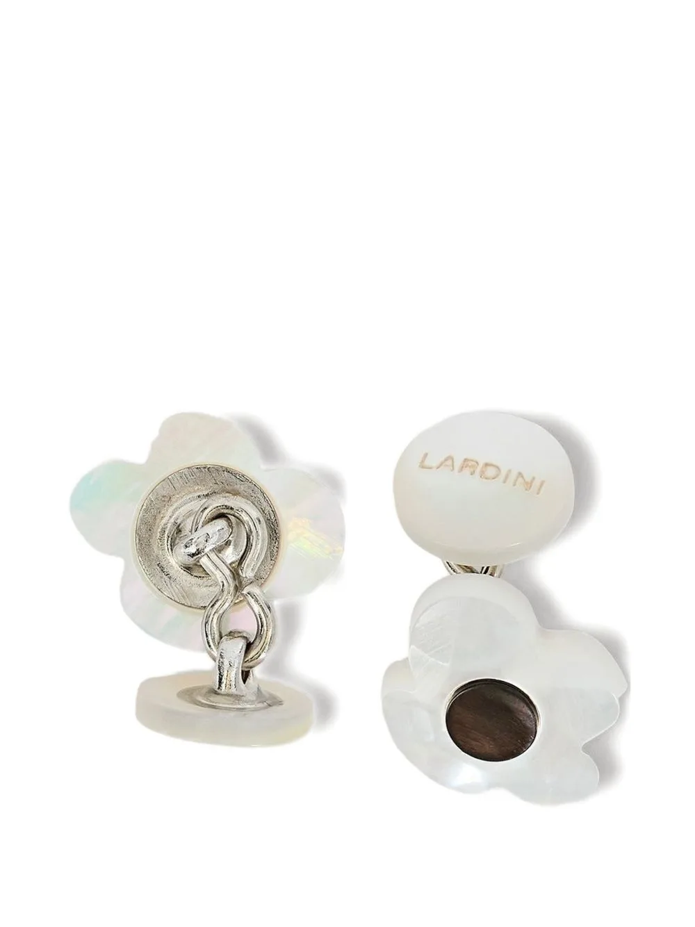 Flower-Shaped Mother-Of-Pearl Cufflinks by Lardini