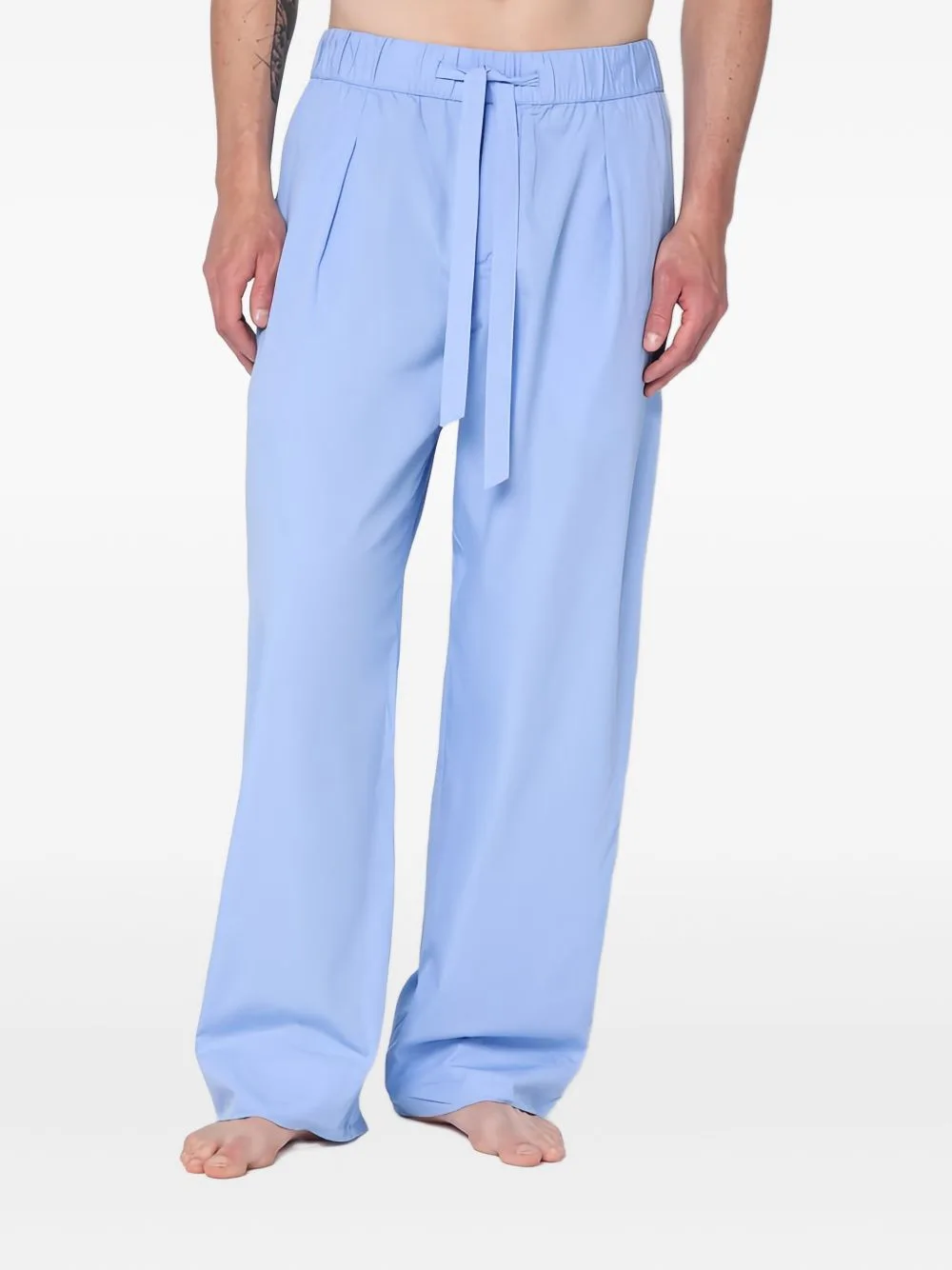Logo-Patch Tie-Waist Pajama Pants by TEKLA