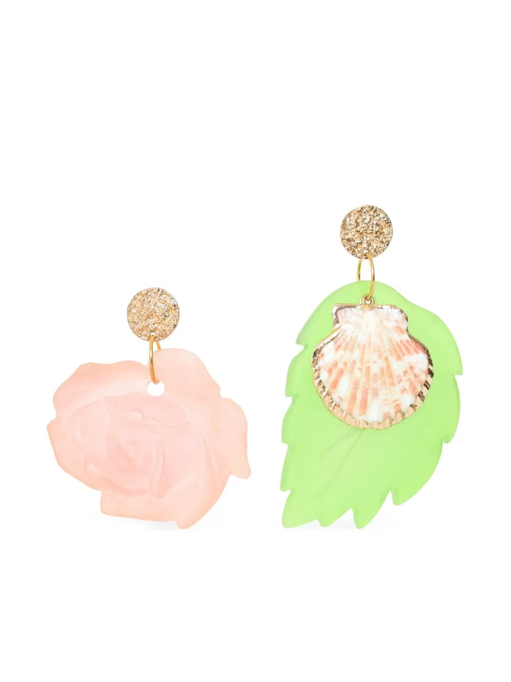 Floral-Appliqué Earrings by Amir Slama
