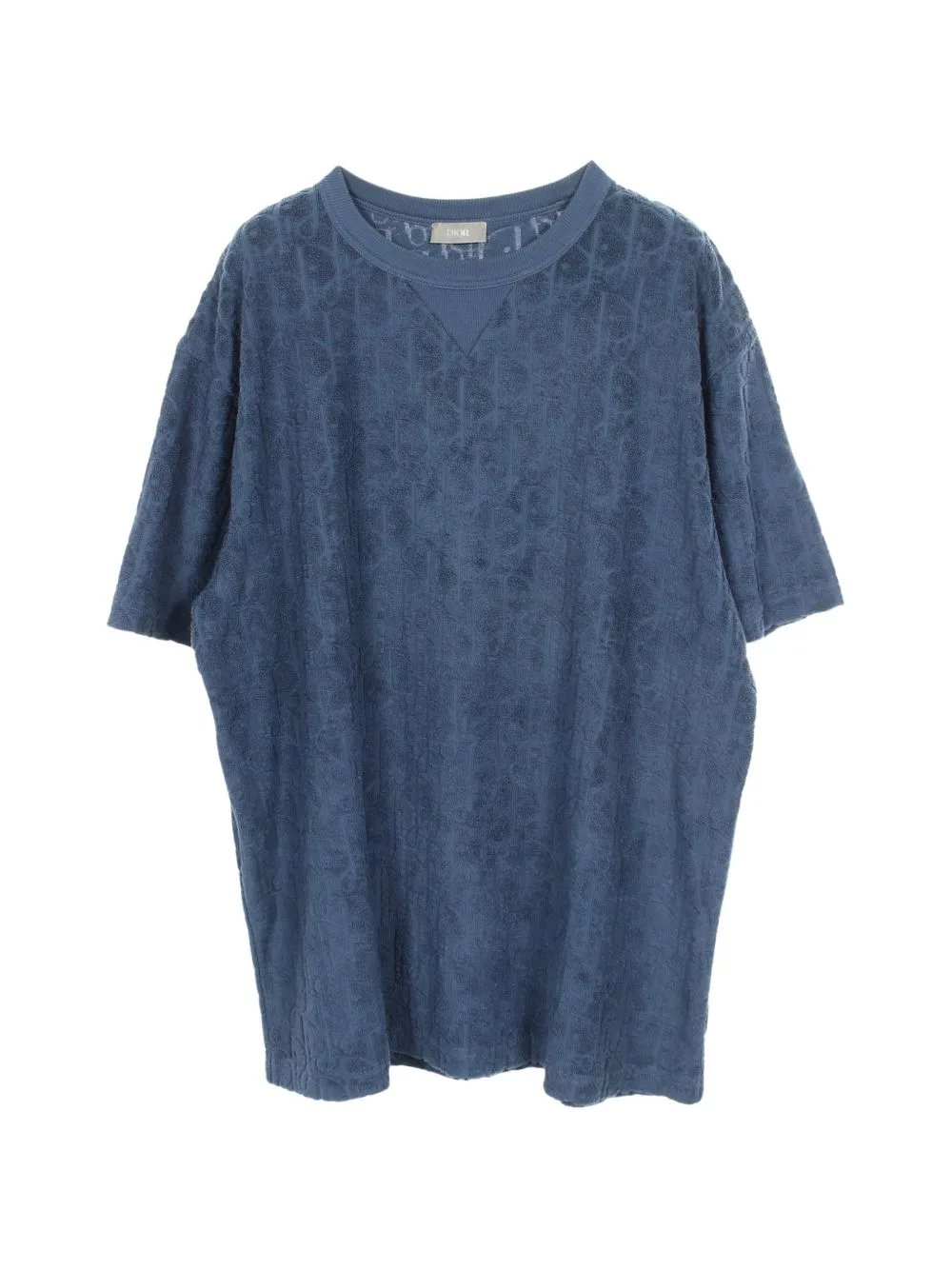 2010s Oblique Pile T-Shirt by Christian Dior Pre-Owned