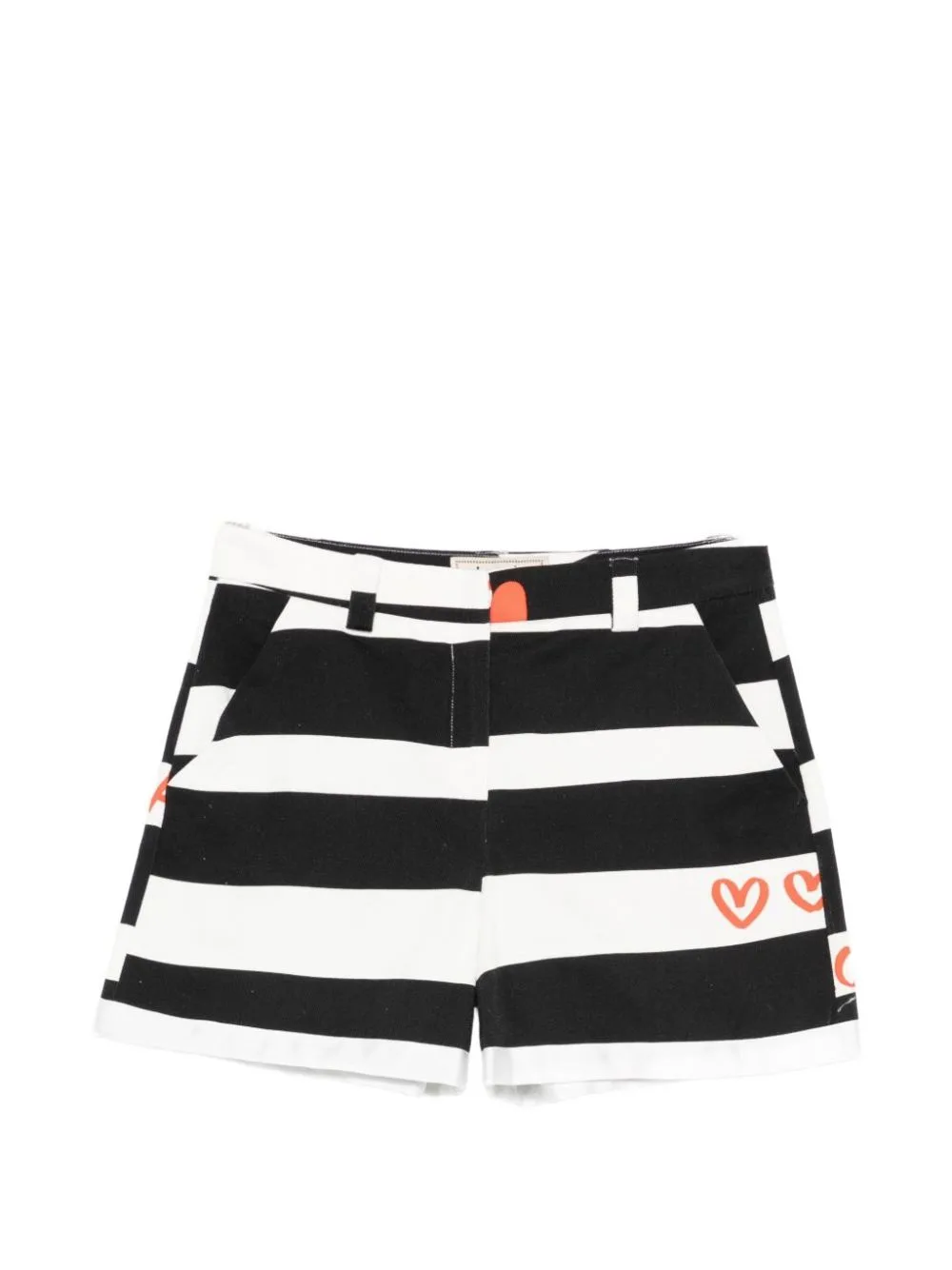 Striped Cotton Mini Shorts by alessandro enriquez