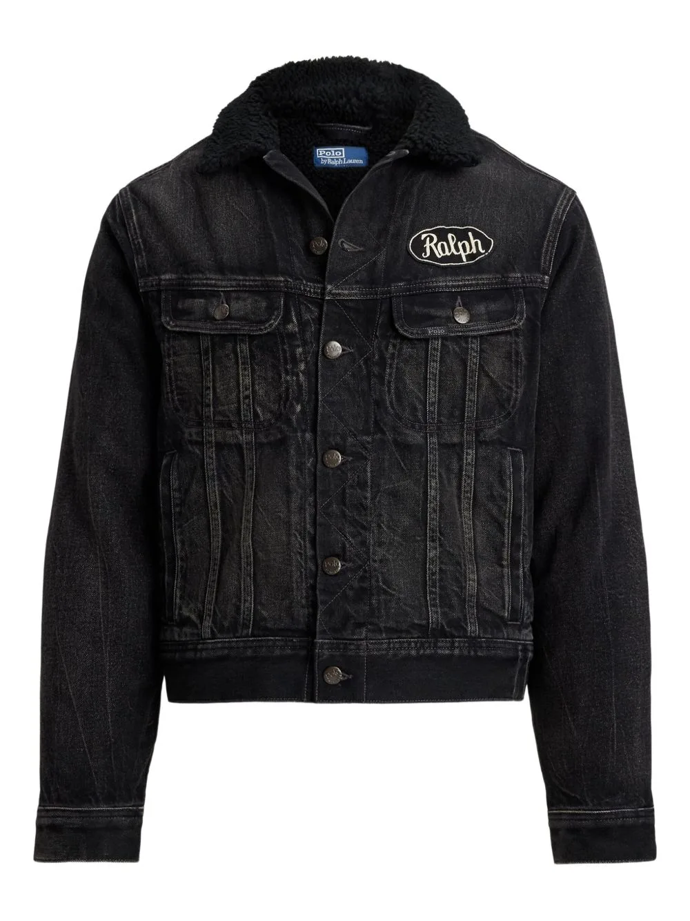 Denim Sherpa-Collar Jacket by Polo Ralph Lauren
