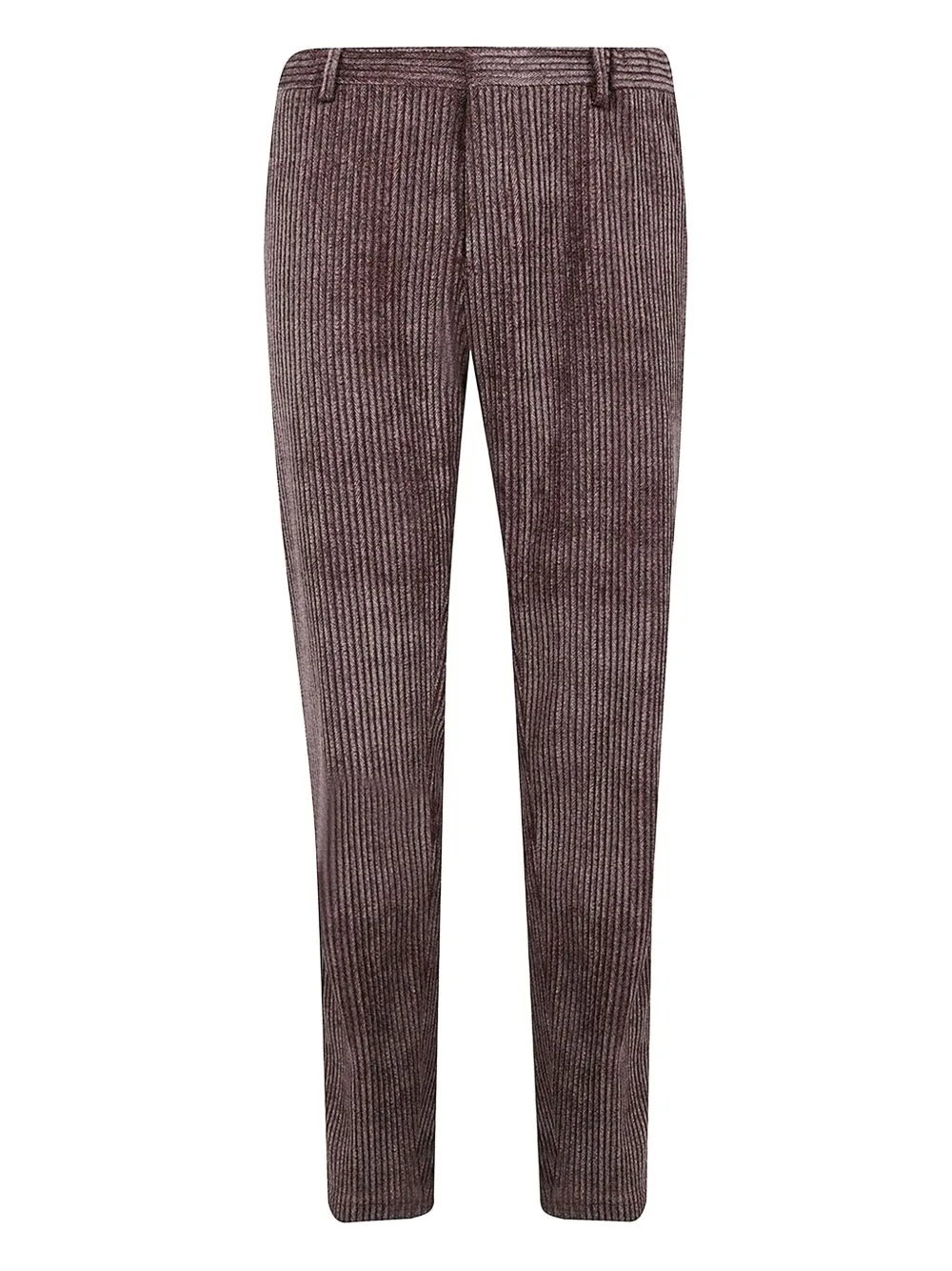 Corduroy-Striped Straight-Leg Trousers by Emporio Armani