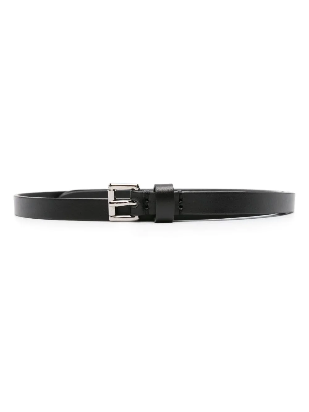 Double-Strap Leather Belt by D4.0