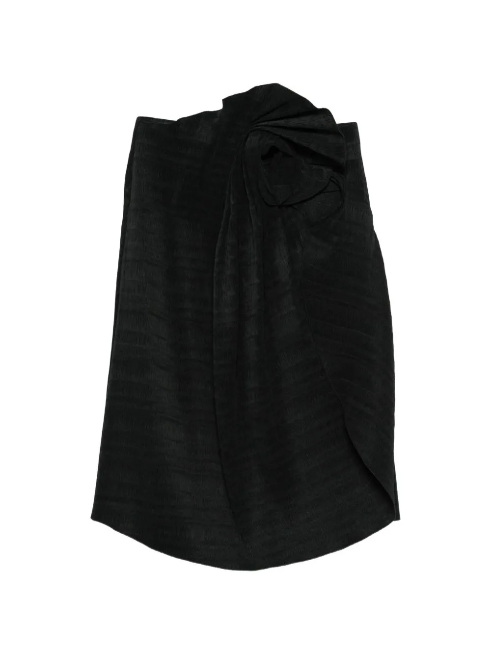 Floral-Knot Plissé Skirt by Magda Butrym