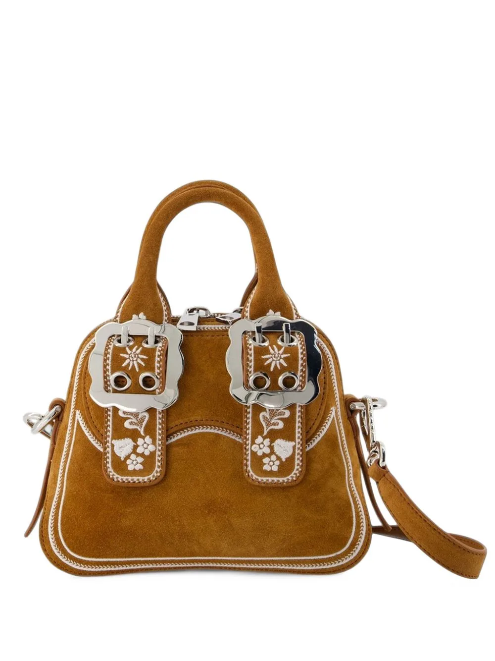 Mini Belte Embroidered Tote Bag by Marni