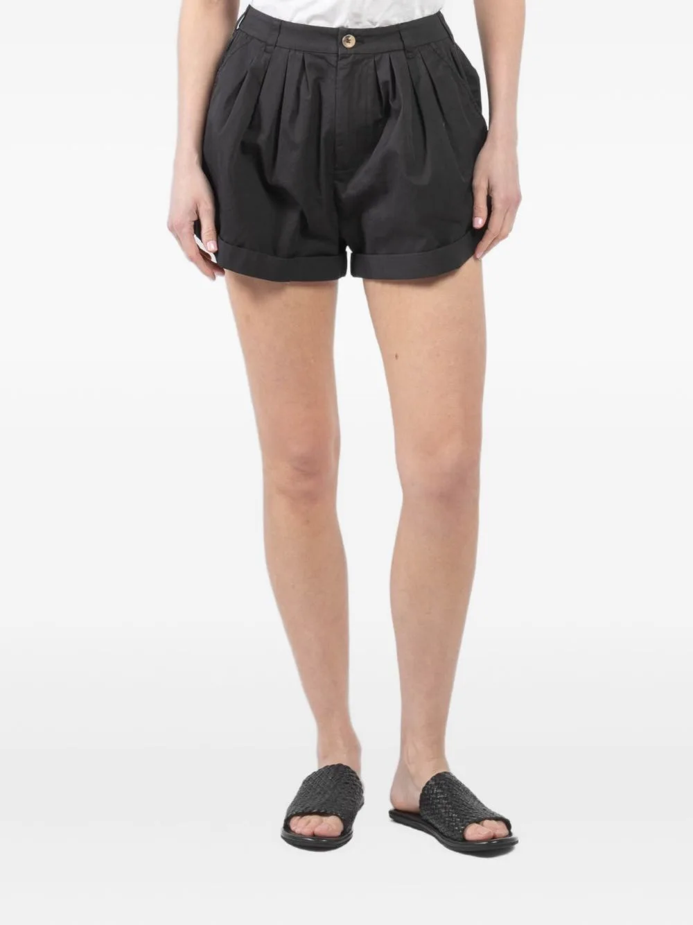 Paige Poplin Shorts by DÔEN