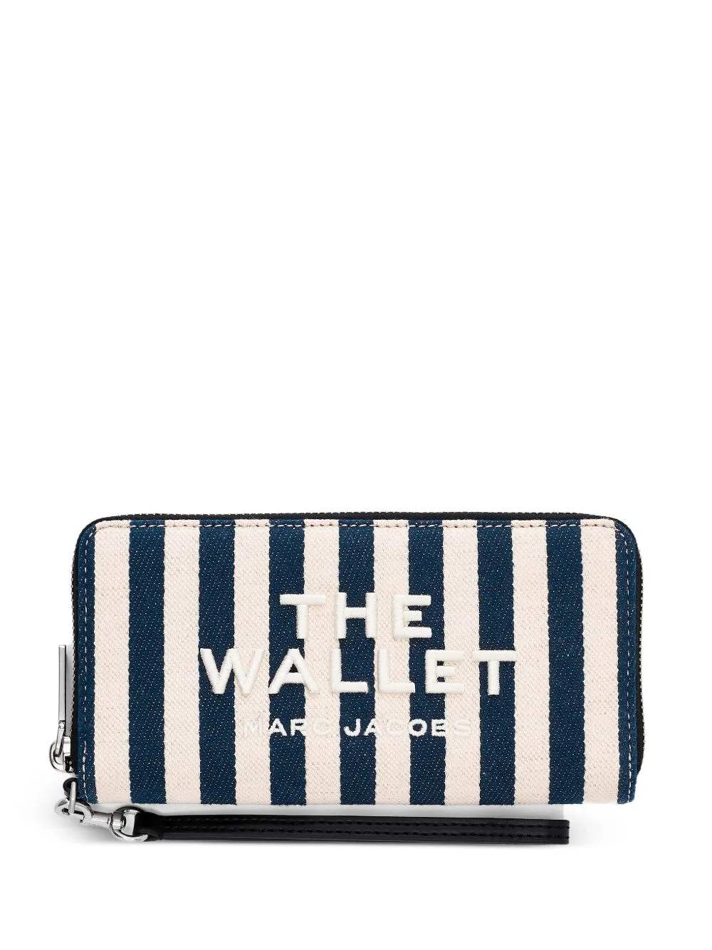 The Stripe Canvas Continental Wallet by Marc Jacobs