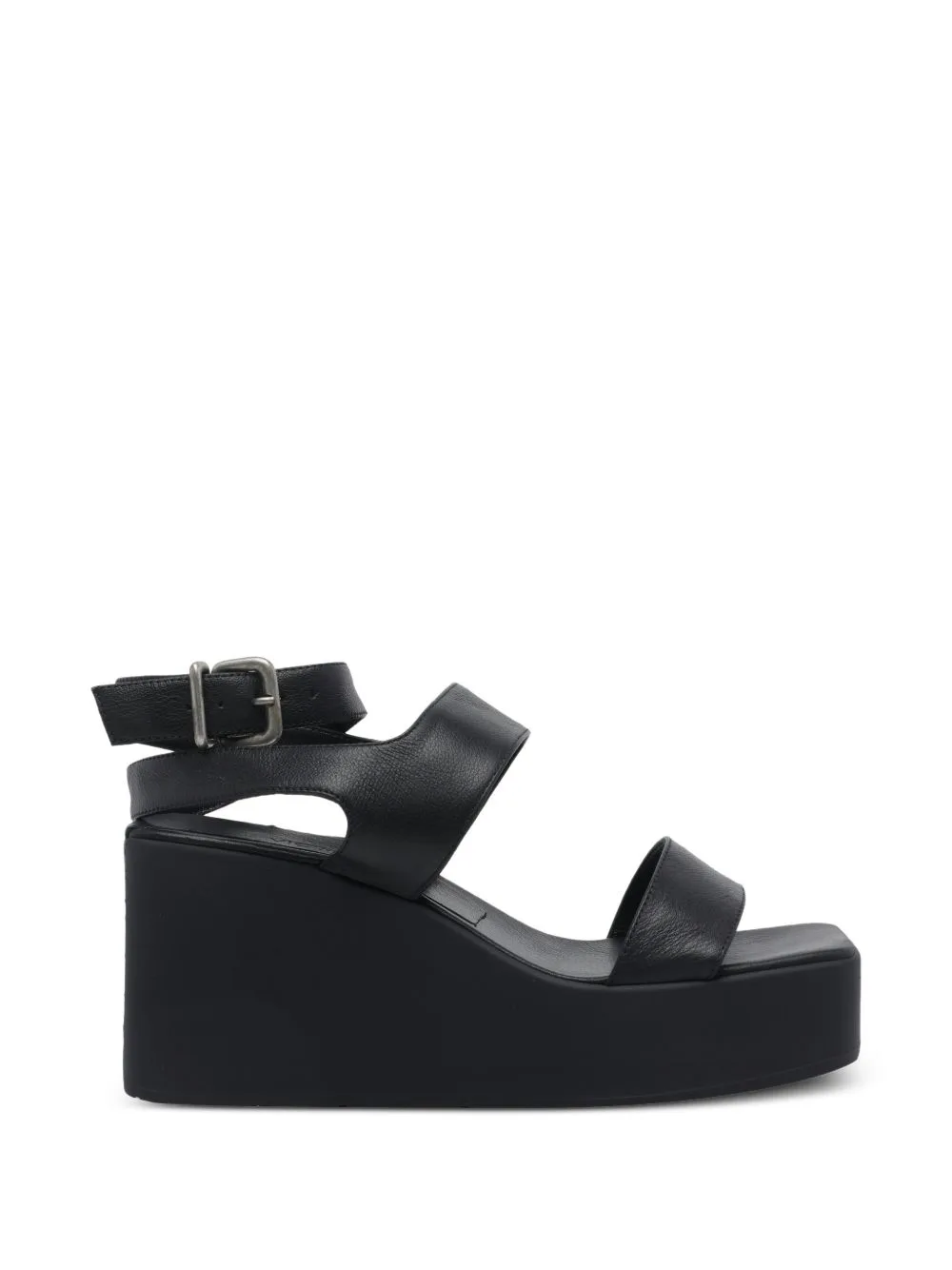 Travel Wedges Squared-Toe Sandals by Vic Matie