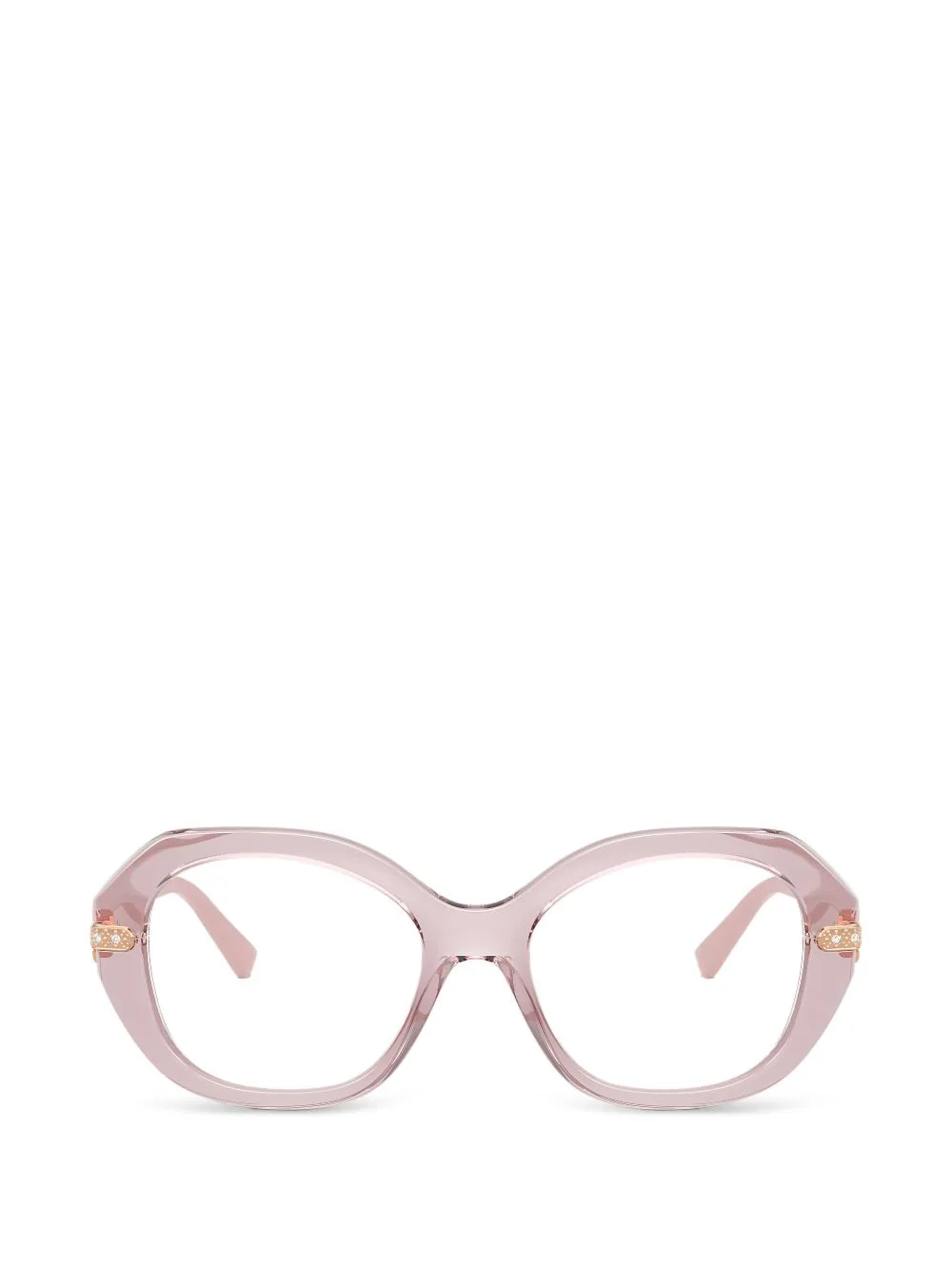 Geometric-Frame Embellished Glasses by Vogue Eyewear