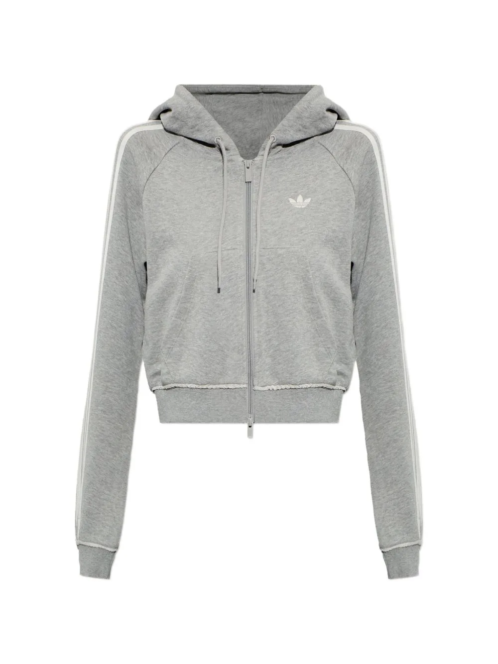 Logo-Embroidered Zip-Up Hoodie by adidas