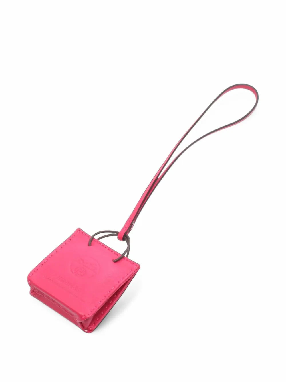 2020 Sac Orange Rose Mexico Bag Charm by Hermès Pre-Owned