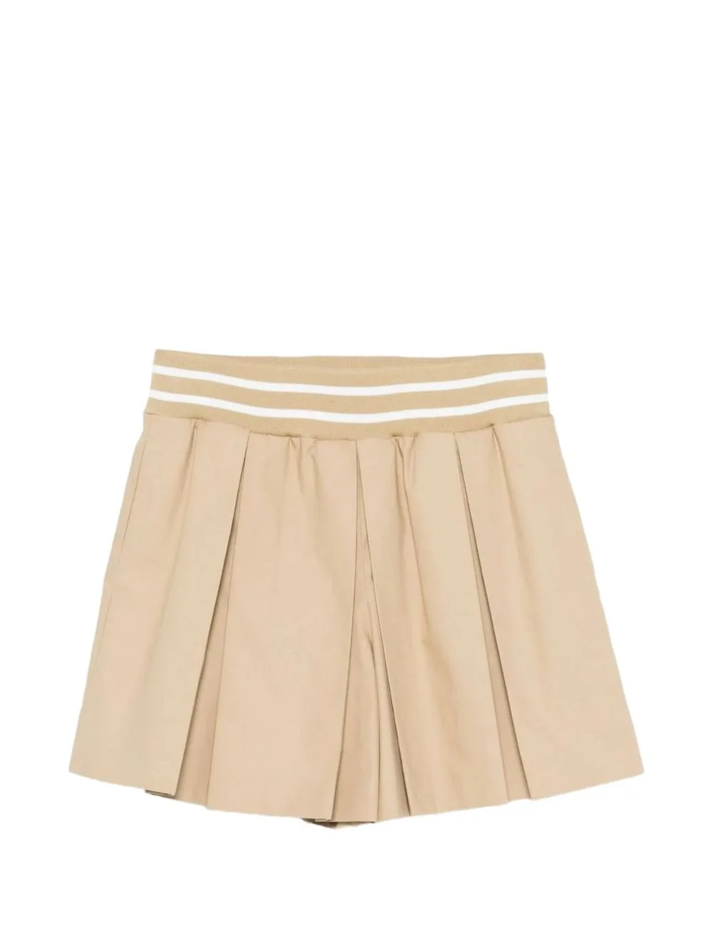Striped-Waistband Shorts by Moschino