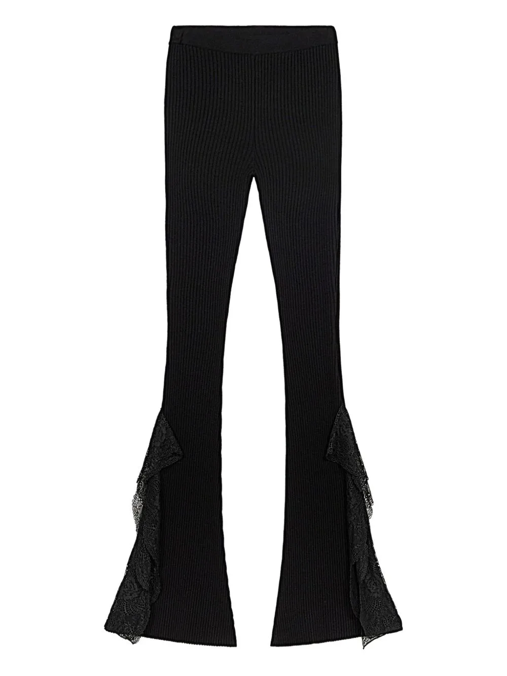 Lace-Detail Trousers by Blumarine