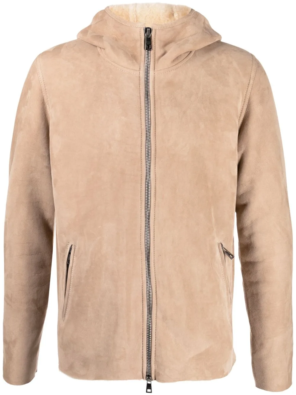 Suede Hooded Jacket by Giorgio Brato