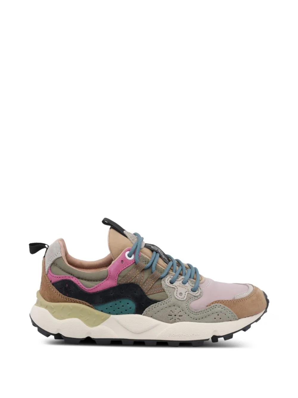 Yamano 3 Suede-Panelled Low-Top Sneakers