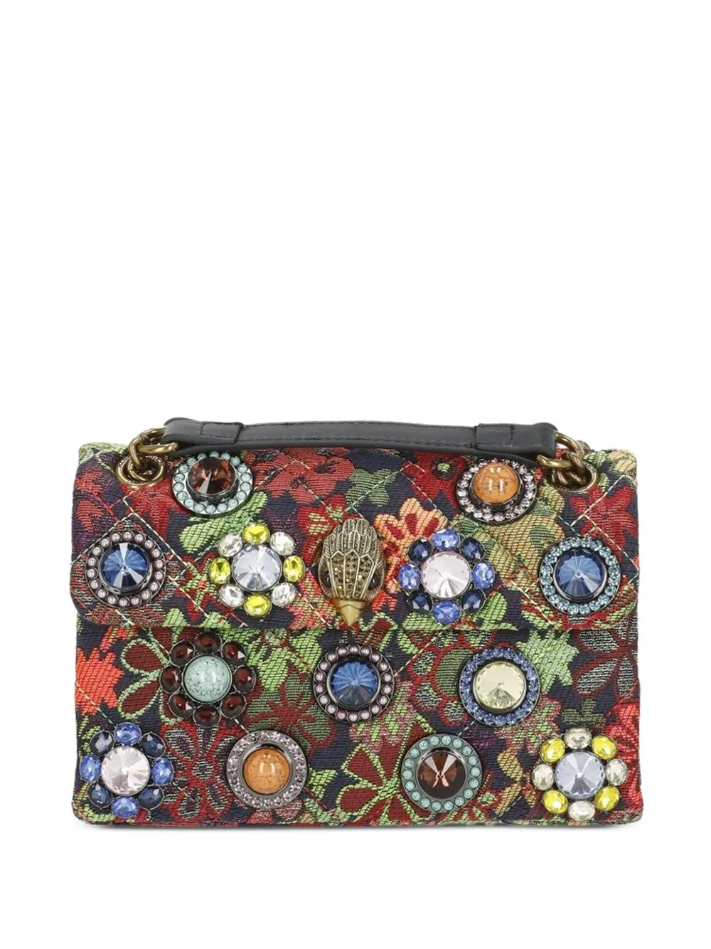 Kensington Crystal-Embellished Floral Shoulder Bag