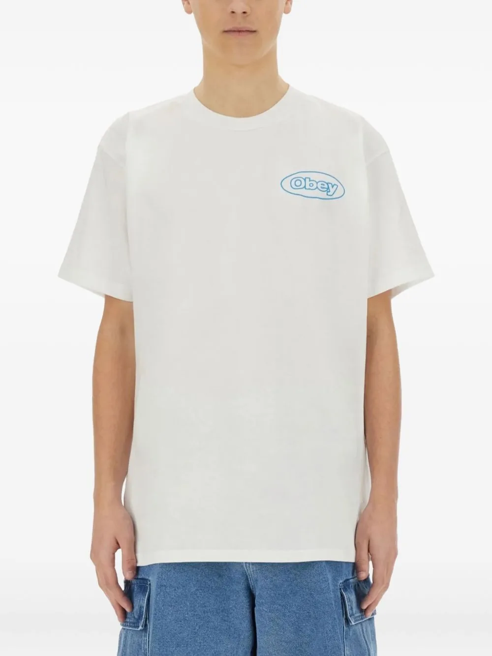 Logo-Print T-Shirt by Obey