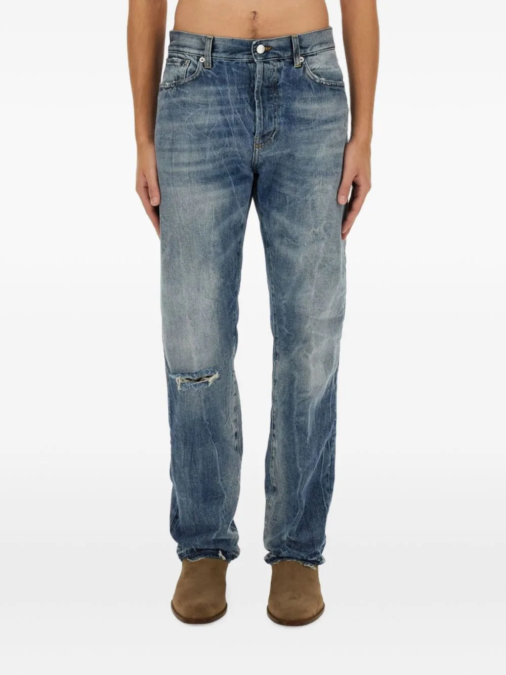 Distressed Faded Jeans by Department 5