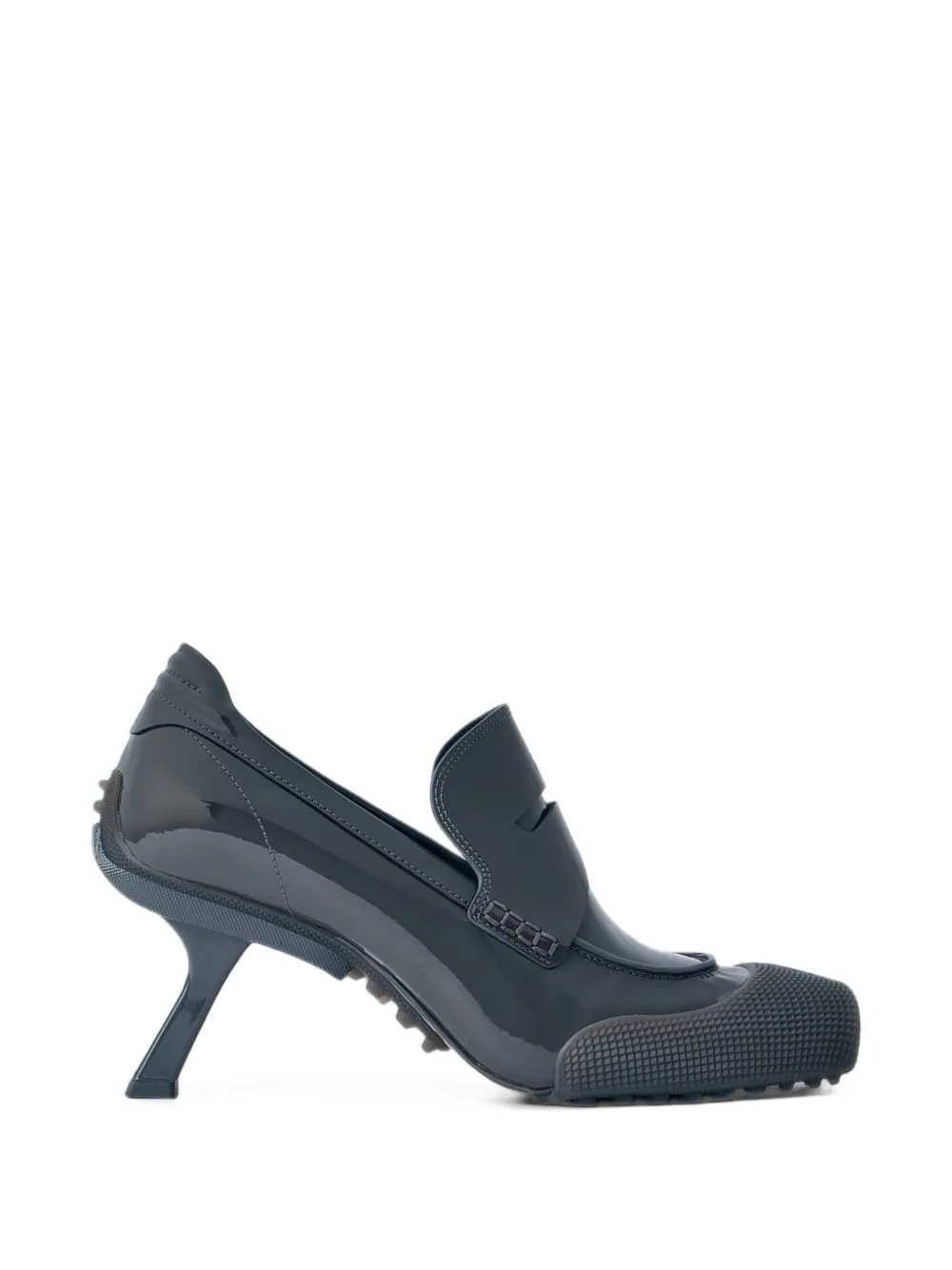 Runway Matchday Patent Leather Heeled Pumps by Lacoste
