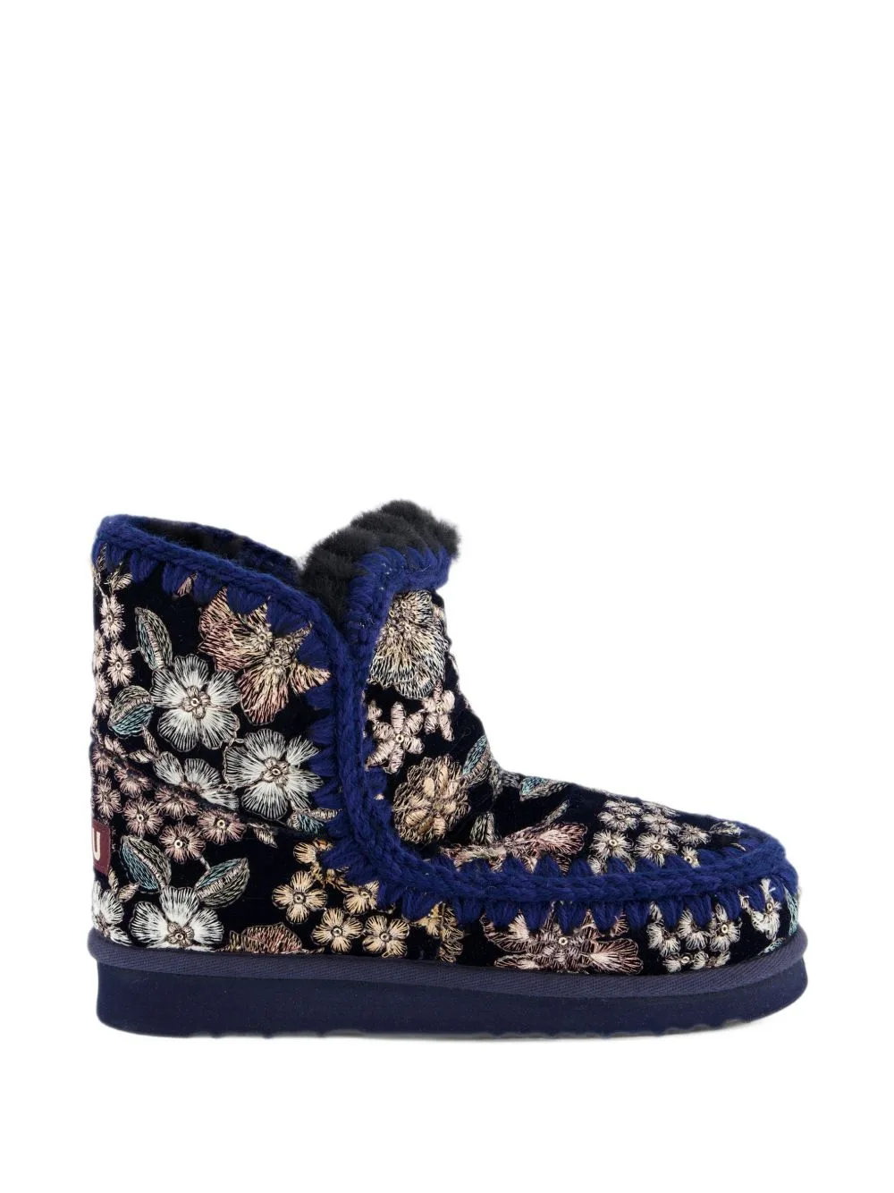 18 Eskimo Botanical-Embroidered Boots by Mou