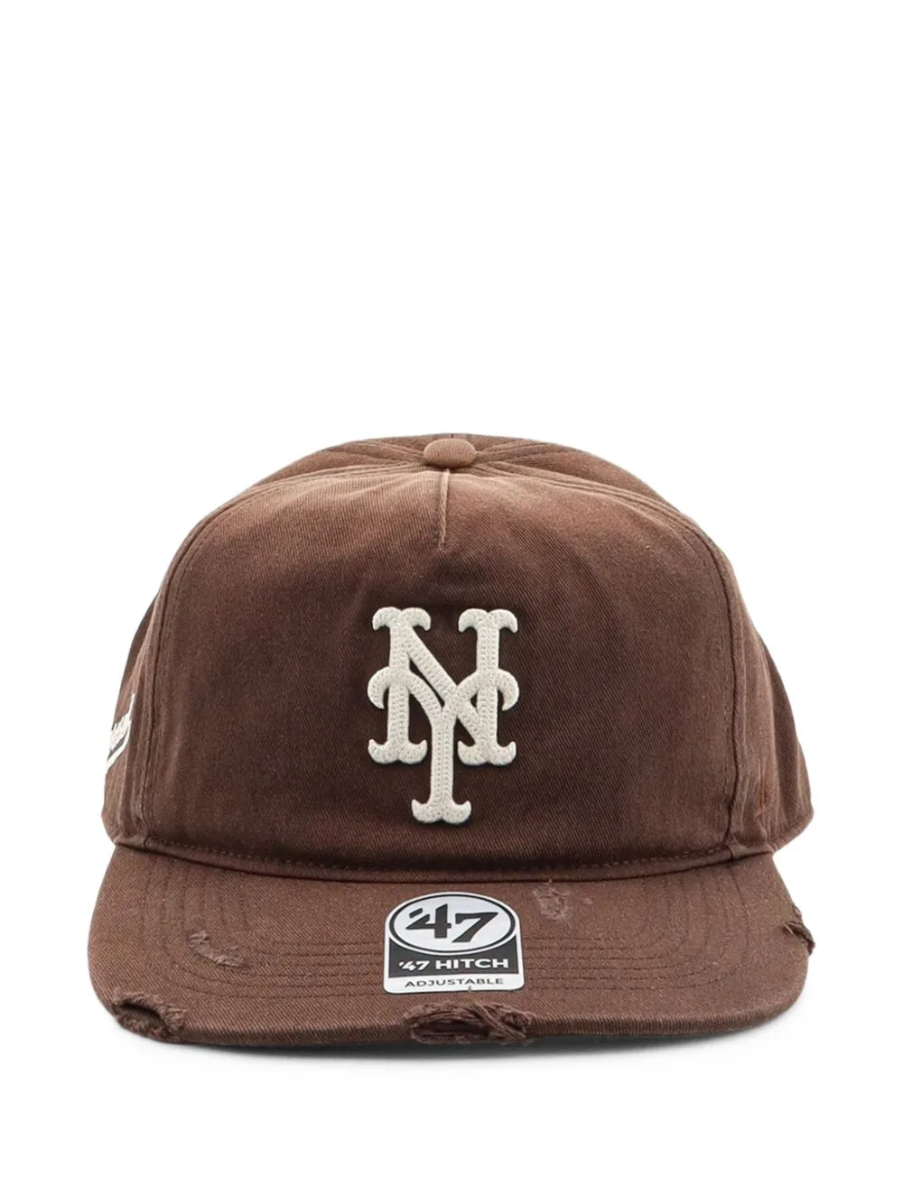 Distressed Logo-Embroidered Cap by Represent