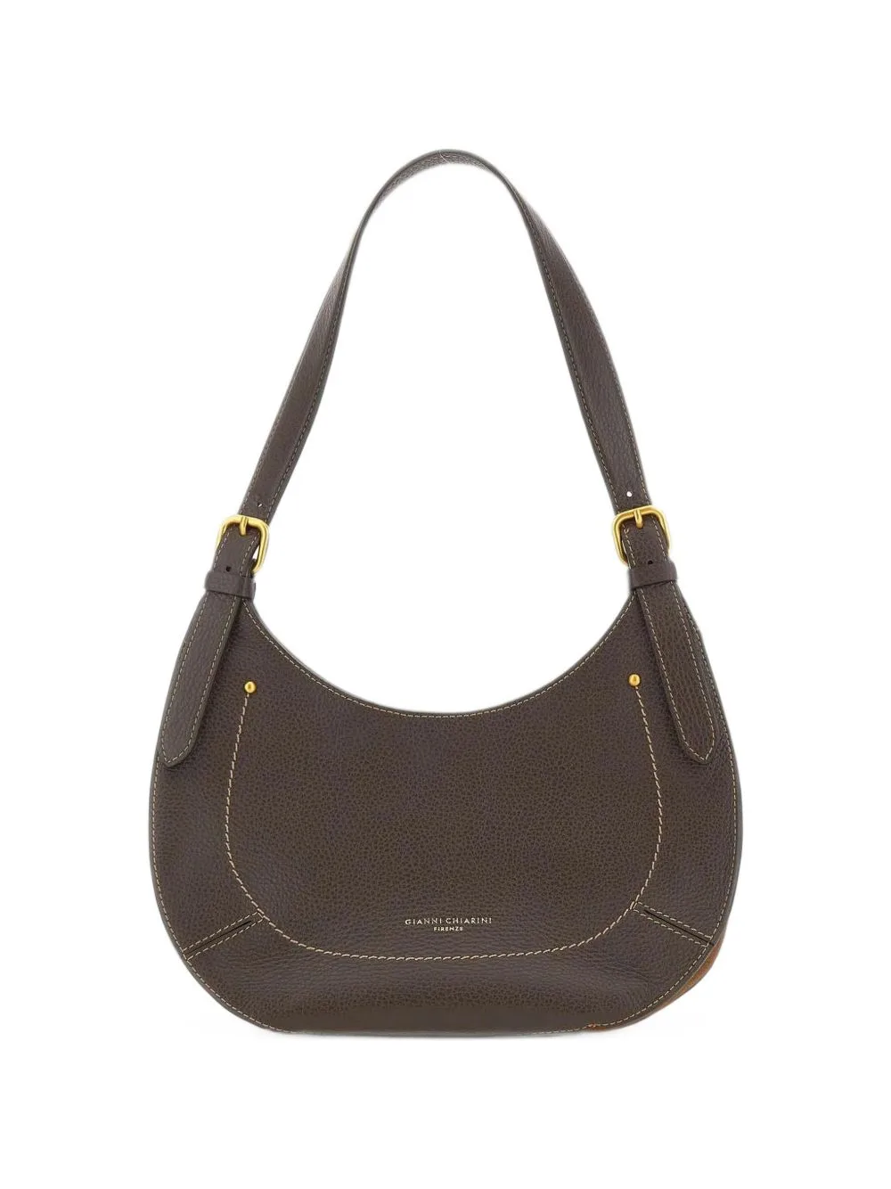 Gabry Pebbled Leather Shoulder Bag