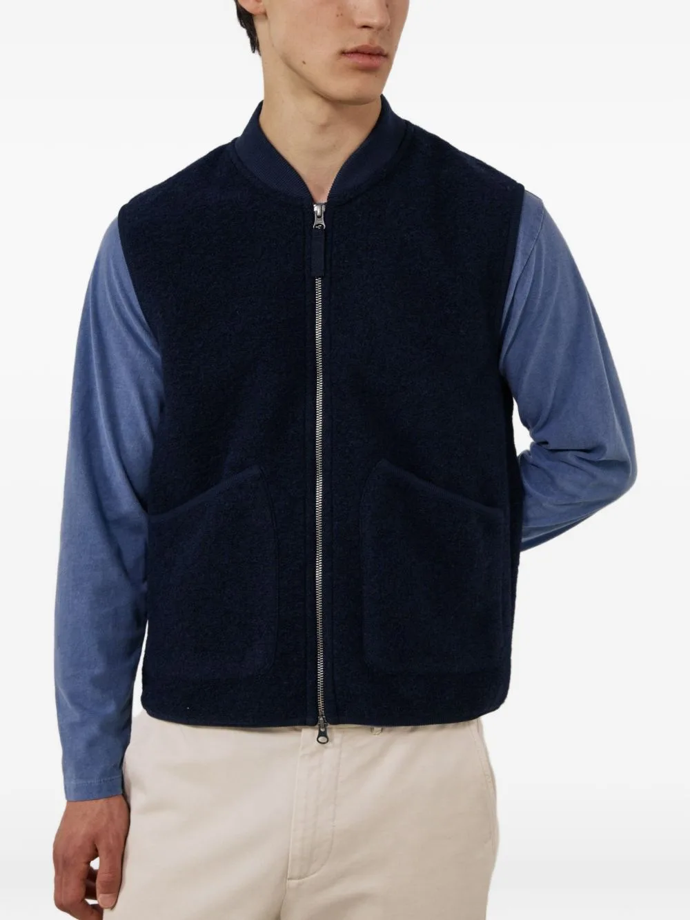 Fleece Zip-Up Gilet by HARTFORD