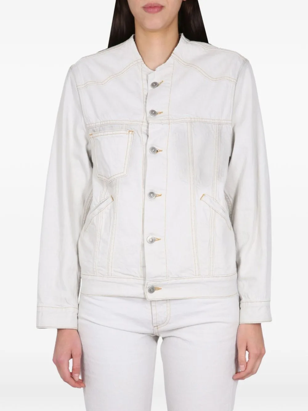 Front Buttons Denim Jacket by Maison Margiela