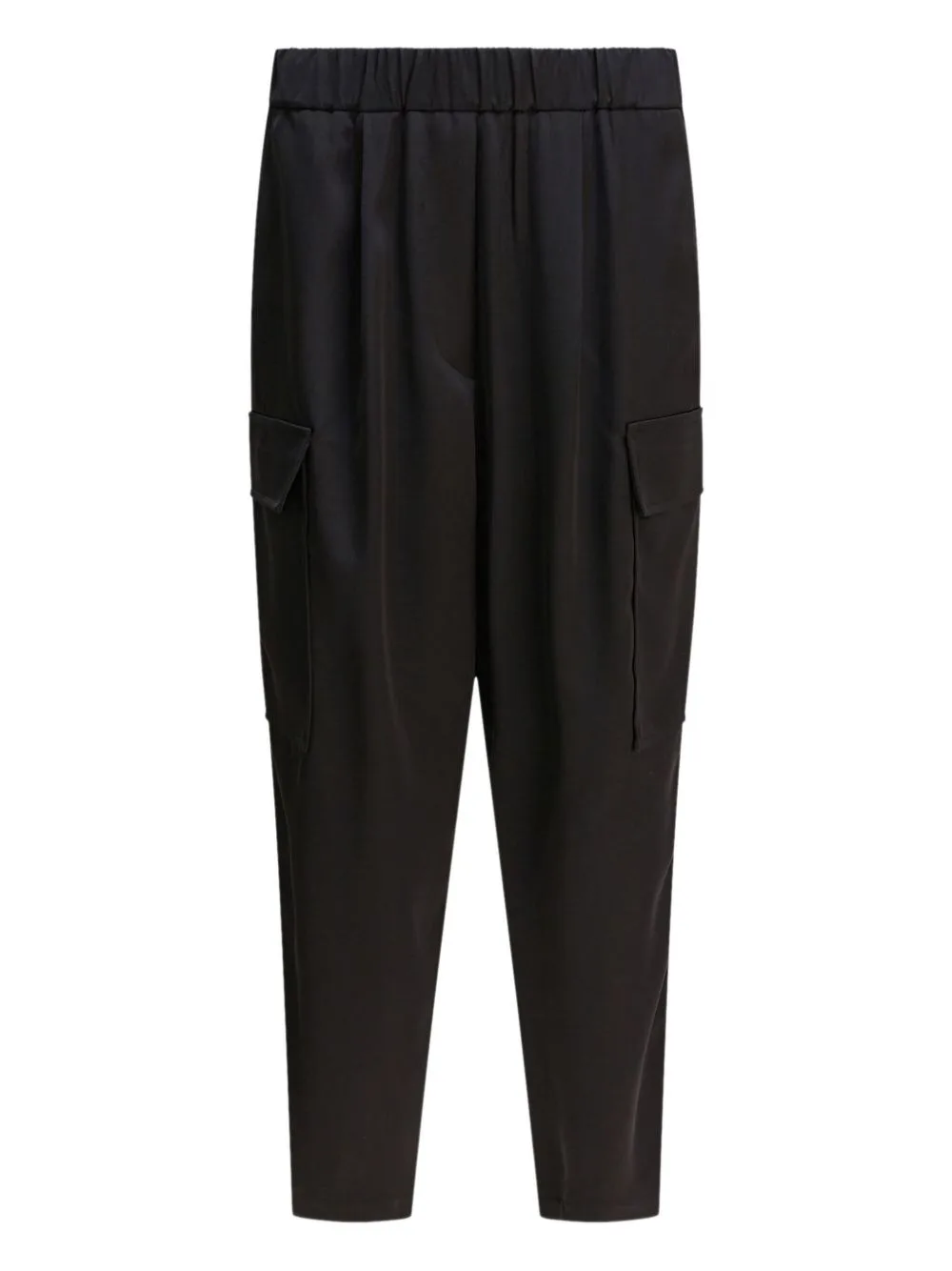 Elastic-Waist Tapered Trousers by Semper