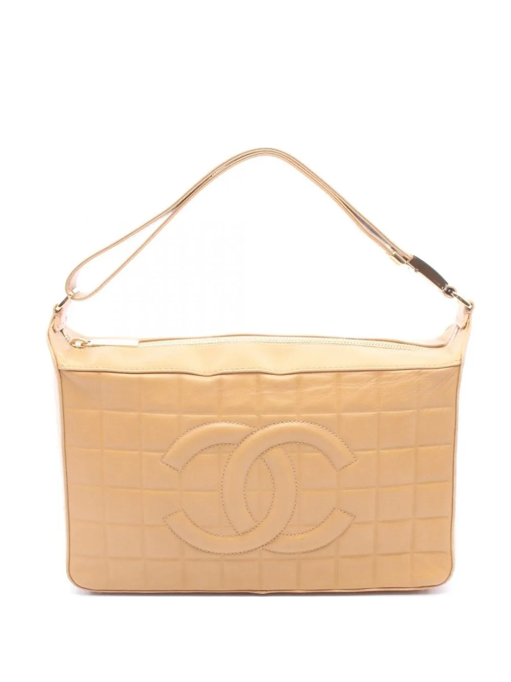 2003-2004 Chocolate Bar Shoulder Bag by CHANEL Pre-Owned