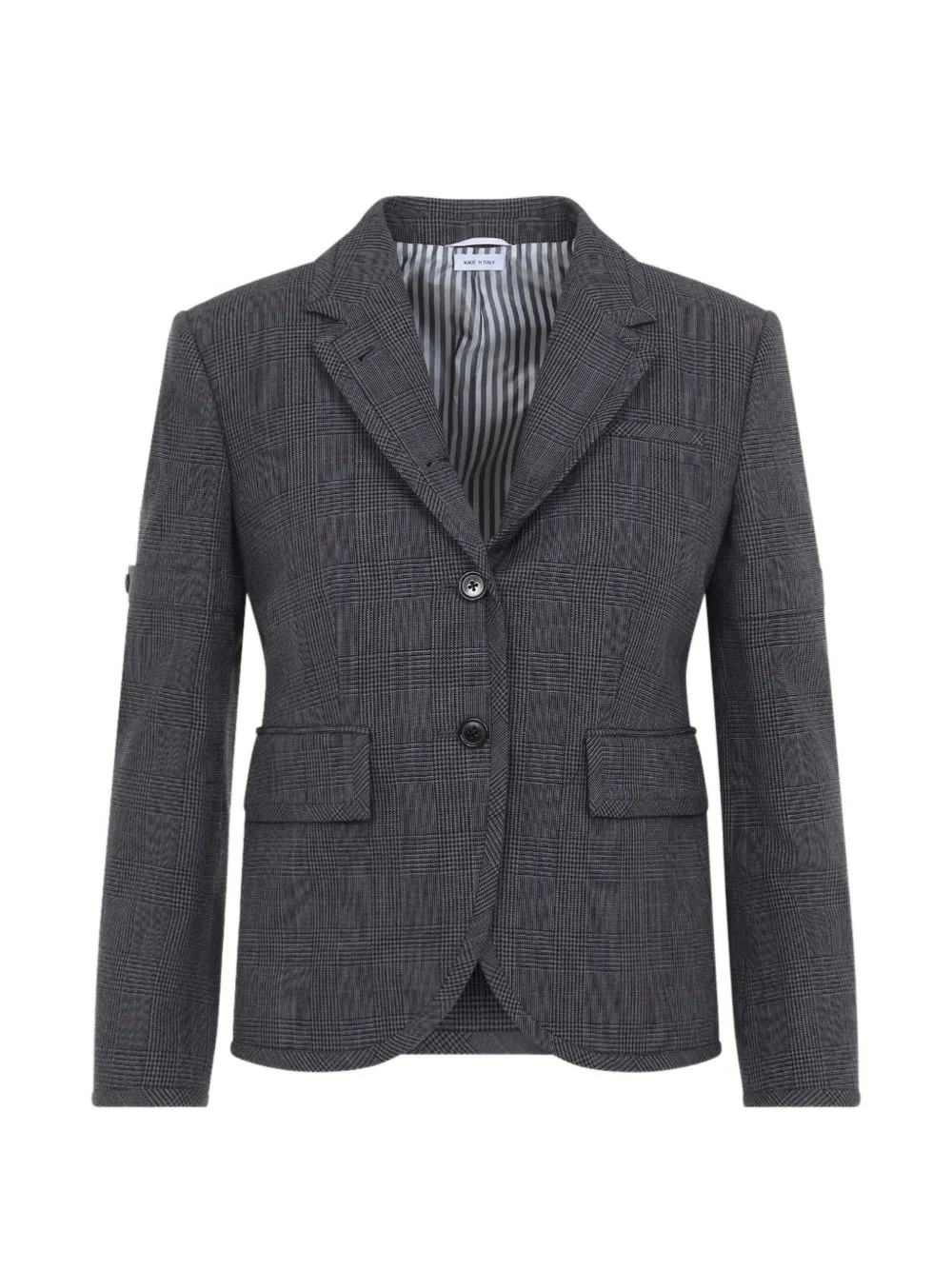 Check-Pattern Button-Up Blazer by Thom Browne