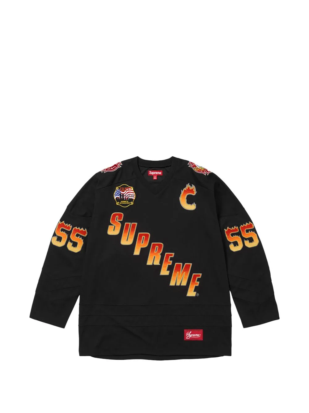 Supreme x FDNY Hockey Jersey T-Shirt by Supreme